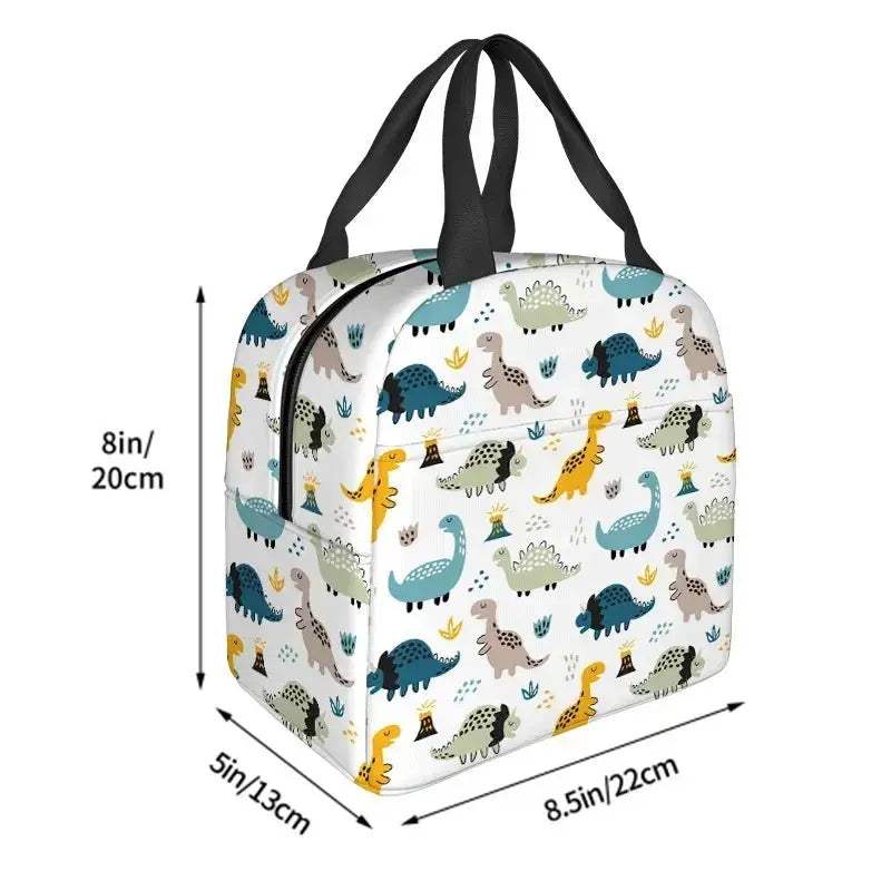 Disney Large Capacity Insulated Lunch Bag Mickey Print Picnic Bag Aluminum Foil Student Handbag - Image 6