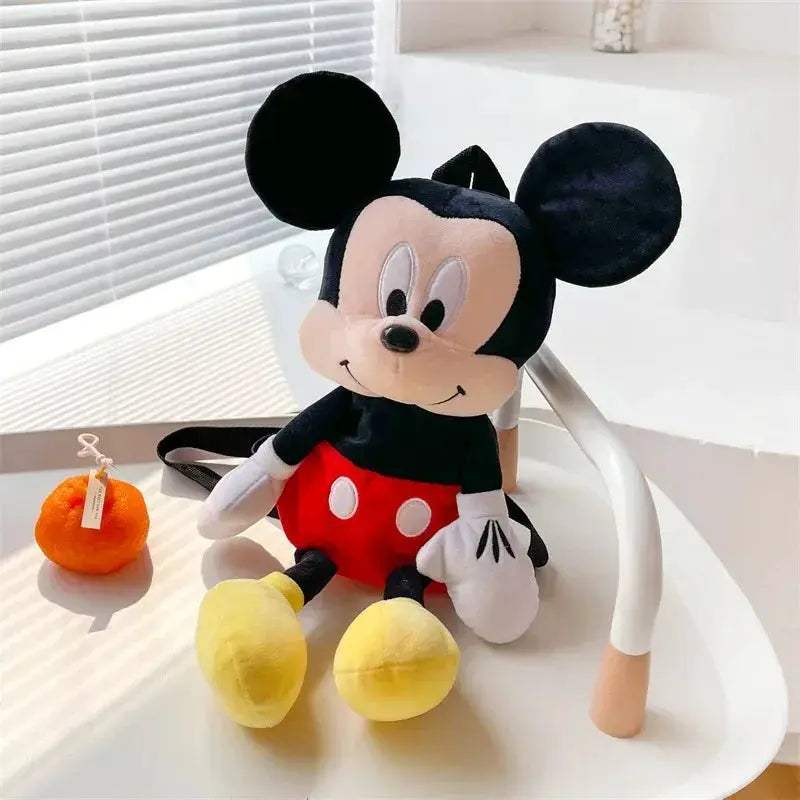Disney Mickey Plush Backpack Soft Cartoon Bag For Girls - Image 5