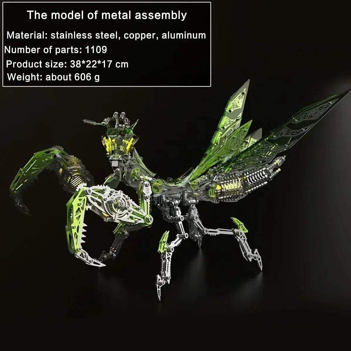 DIY 3D Metal Model Kit Mechanical Puzzle Gift for Teens - Image 11