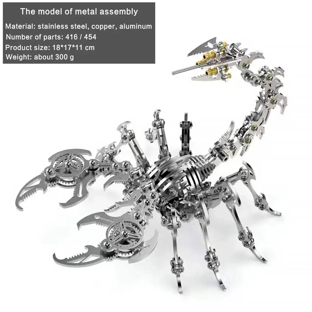 DIY 3D Metal Model Kit Mechanical Puzzle Gift for Teens - Image 16