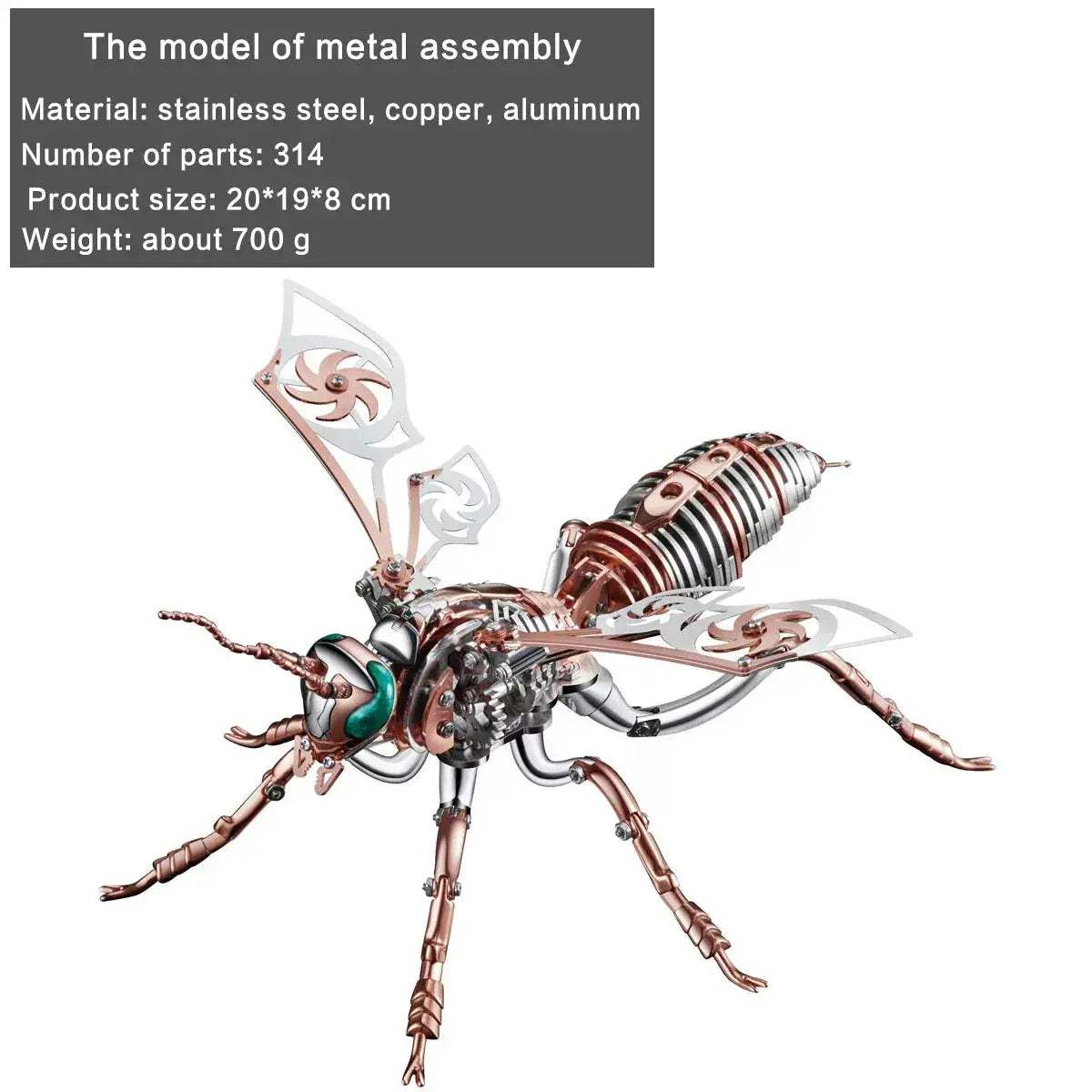 DIY 3D Metal Model Kit Mechanical Puzzle Gift for Teens - Image 30