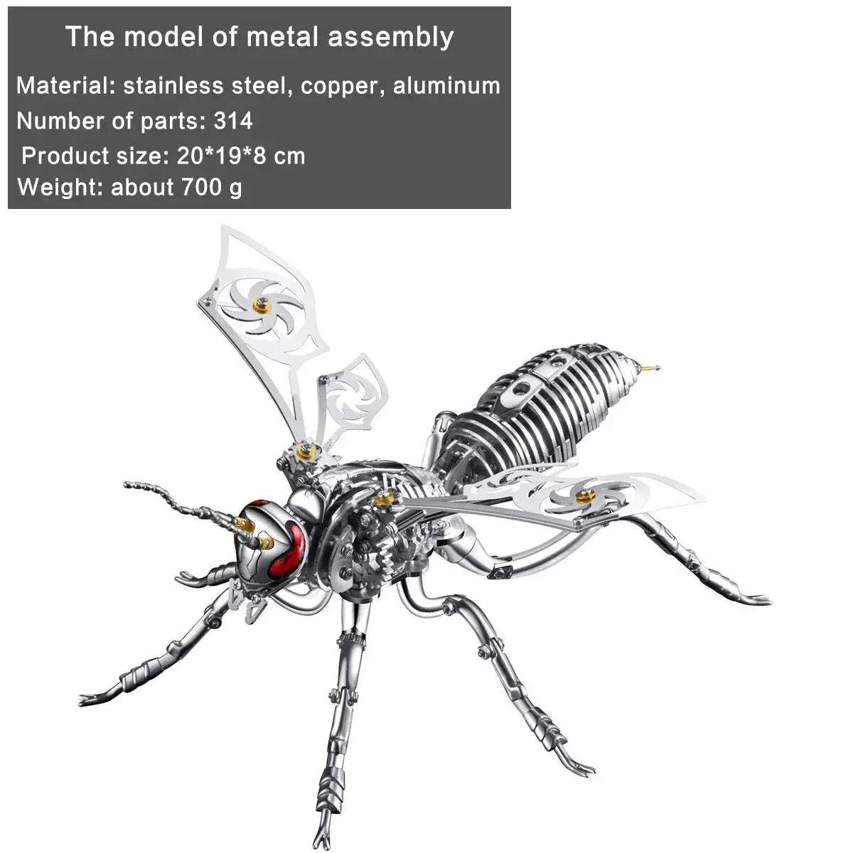DIY 3D Metal Model Kit Mechanical Puzzle Gift for Teens - Image 32