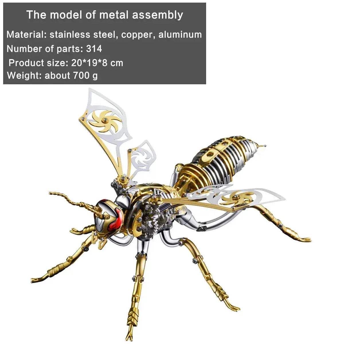 DIY 3D Metal Model Kit Mechanical Puzzle Gift for Teens - Image 7