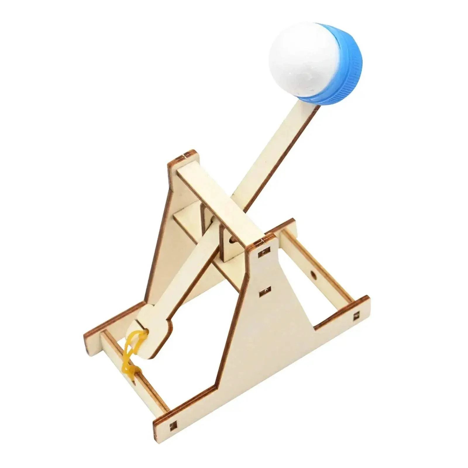 Wooden Trebuchet Catapult Kit For Kids DIY Science Educational Toy - Image 7