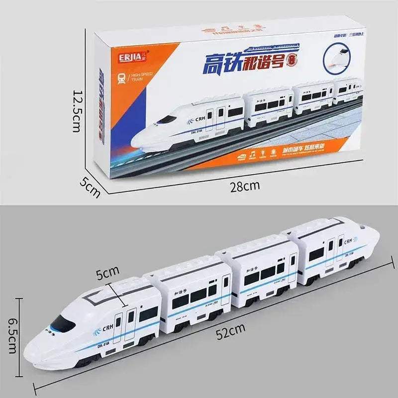 DIY High Speed Model Train Toy With Sound And Lights - Image 9