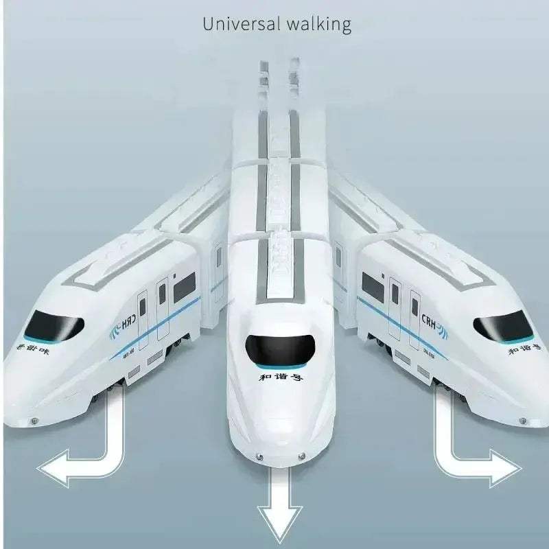 DIY High Speed Railway Train Toy Educational Gift For Kids - Image 3