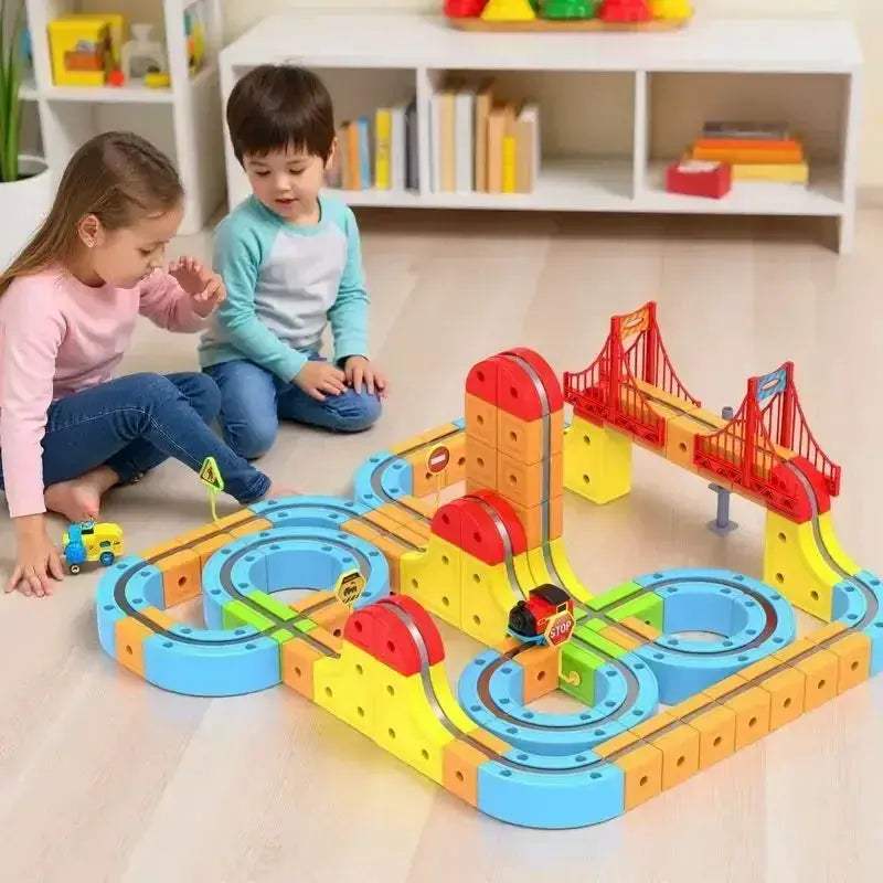 DIY Magnetic Levitation Train Set For Kids Educational Toy