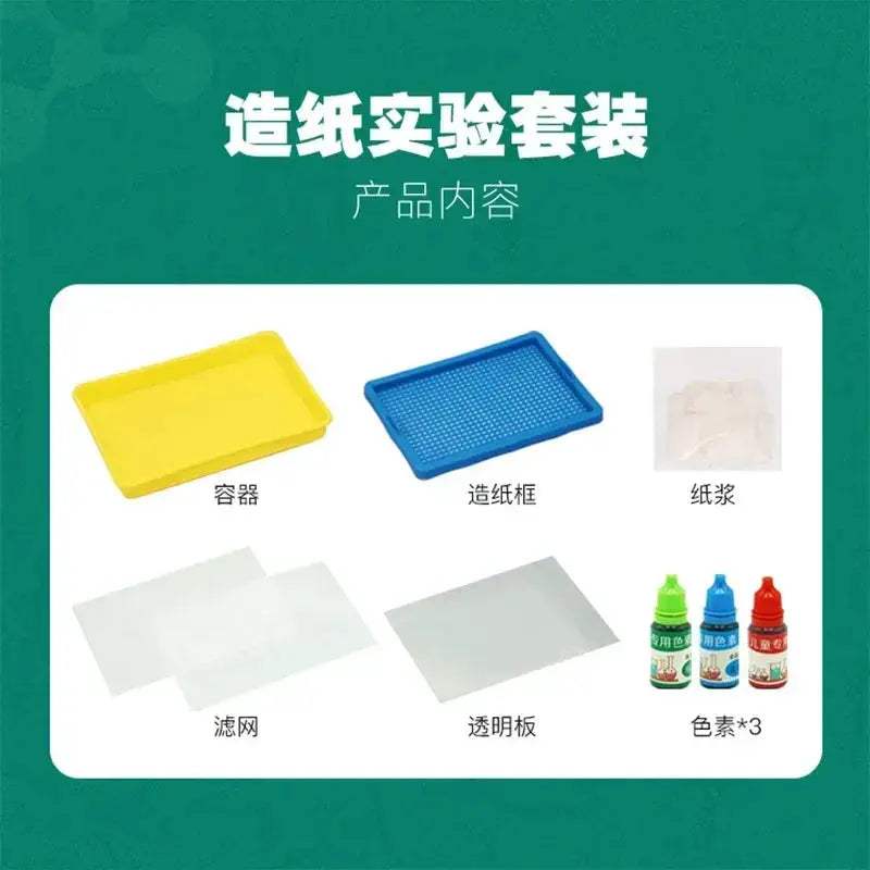 DIY Paper Making Kit For Kids Creative Pulp Science - Image 3