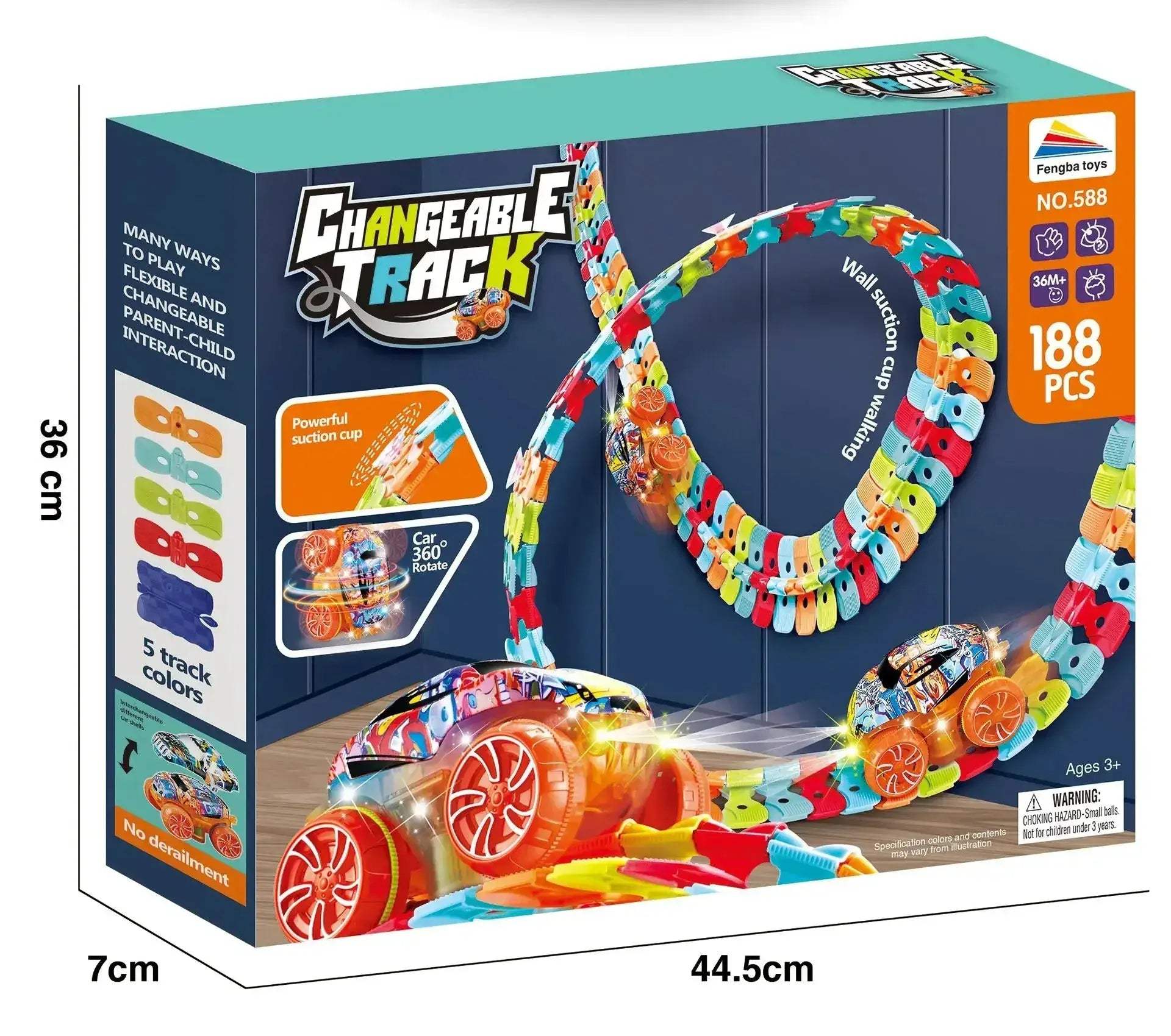 DIY Race Track Car Set With Changeable Tracks And Rails - Image 8