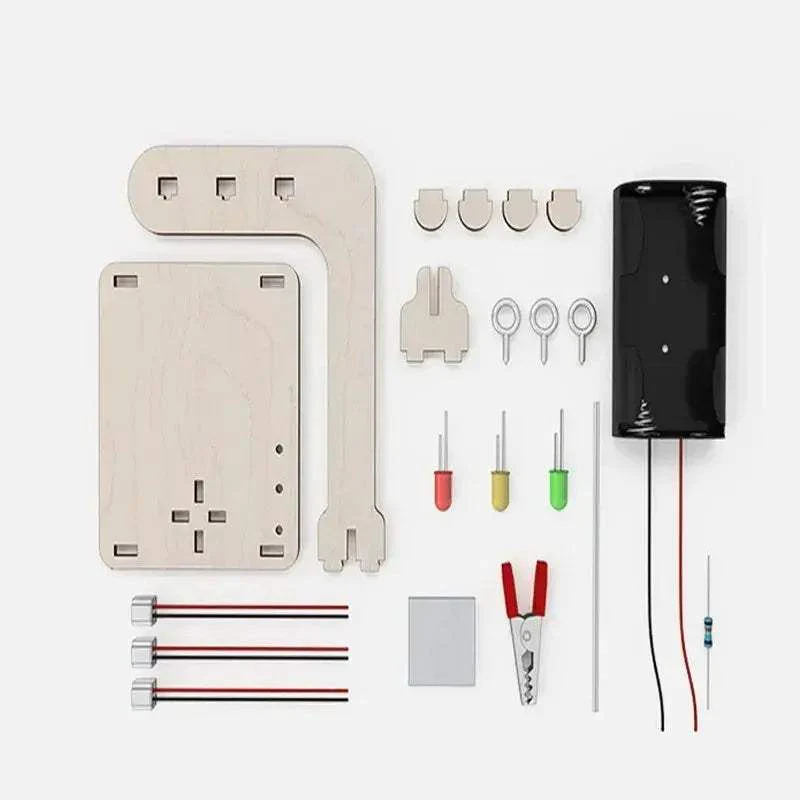 DIY Traffic Lights Kit for Kids Educational STEM Toy - Image 3