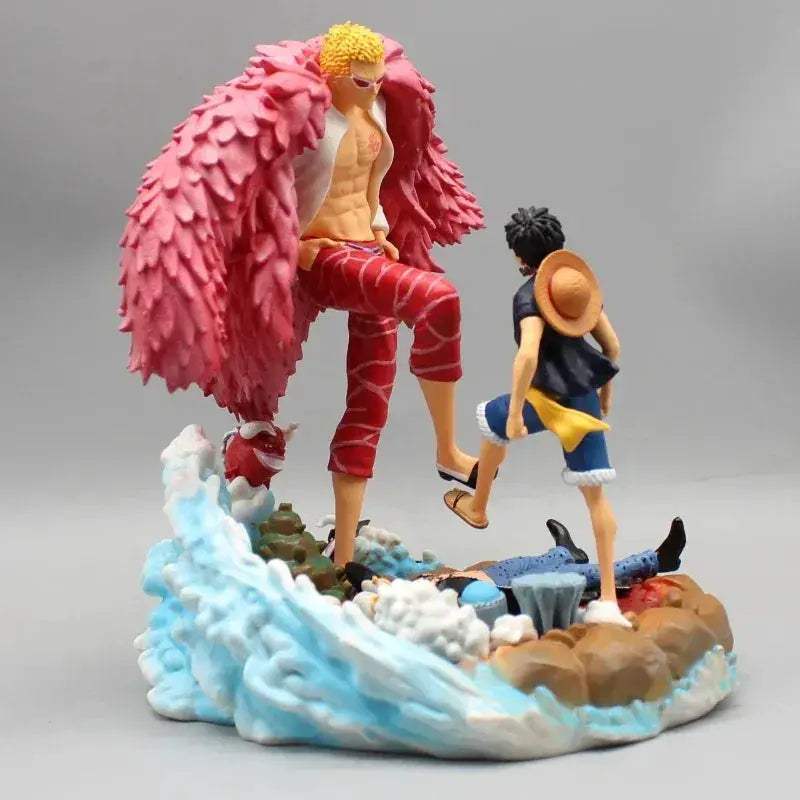 Doflamingo Donquixote Vs Monkey D. Luffy Anime Figures, Trafalgar Law KO One Piece Action Figurines 21 CM - Image 4