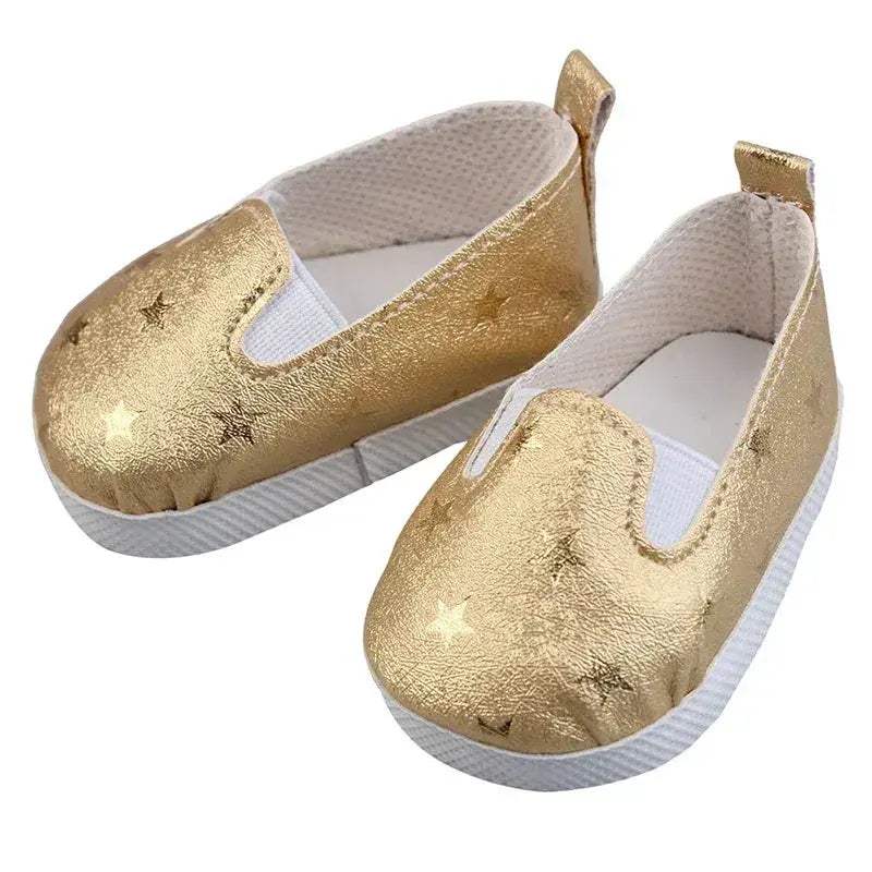 Doll Shoes 7cm Premium Cute Bow Skull Boots 18 Inch - Image 17