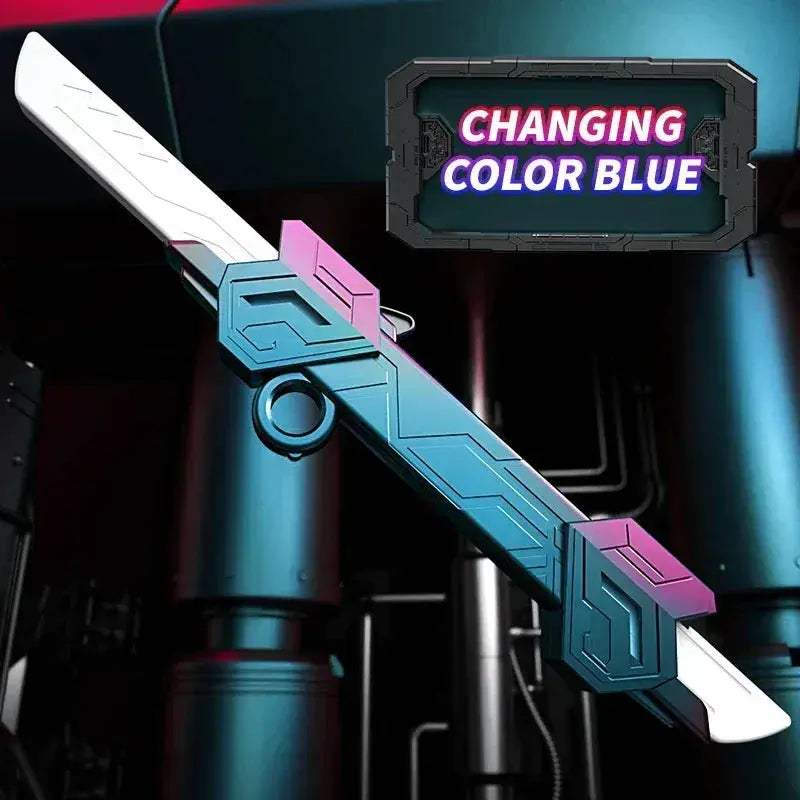 Double-Headed Retractable RGB Lightsaber With Sound Effects USB Charging - Image 7