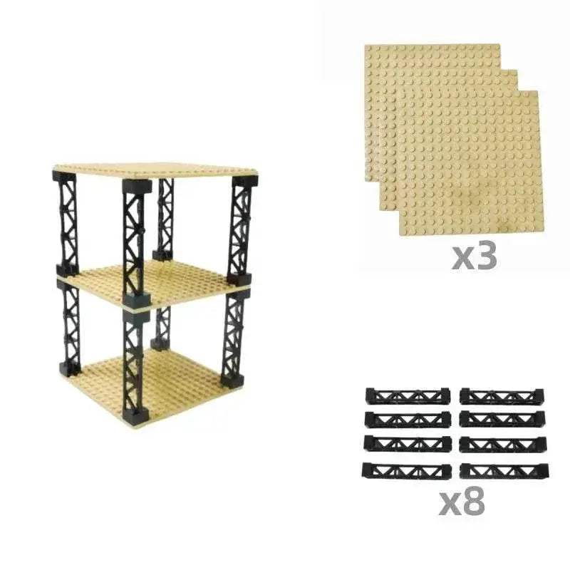 Double Side Baseplates Durable 3pcs BuildingBlocks Toys - Image 9
