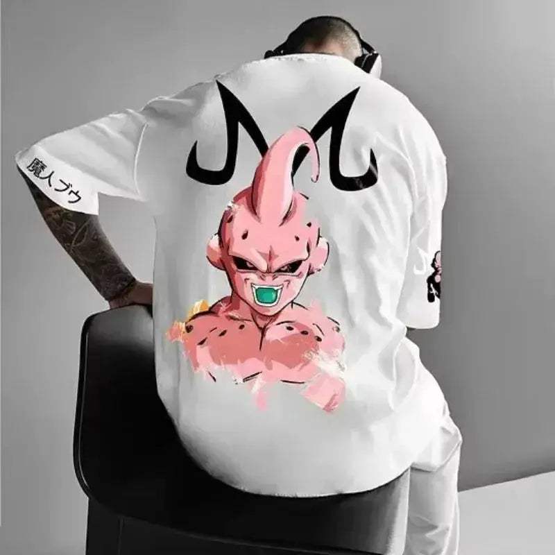 Dragon Ball Hoodie Majin Buu Anime Streetwear Unisex Casual - Image 2