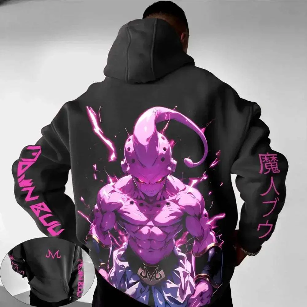 Dragon Ball Majin Buu Hoodie Sweatshirt Premium Cotton Blend