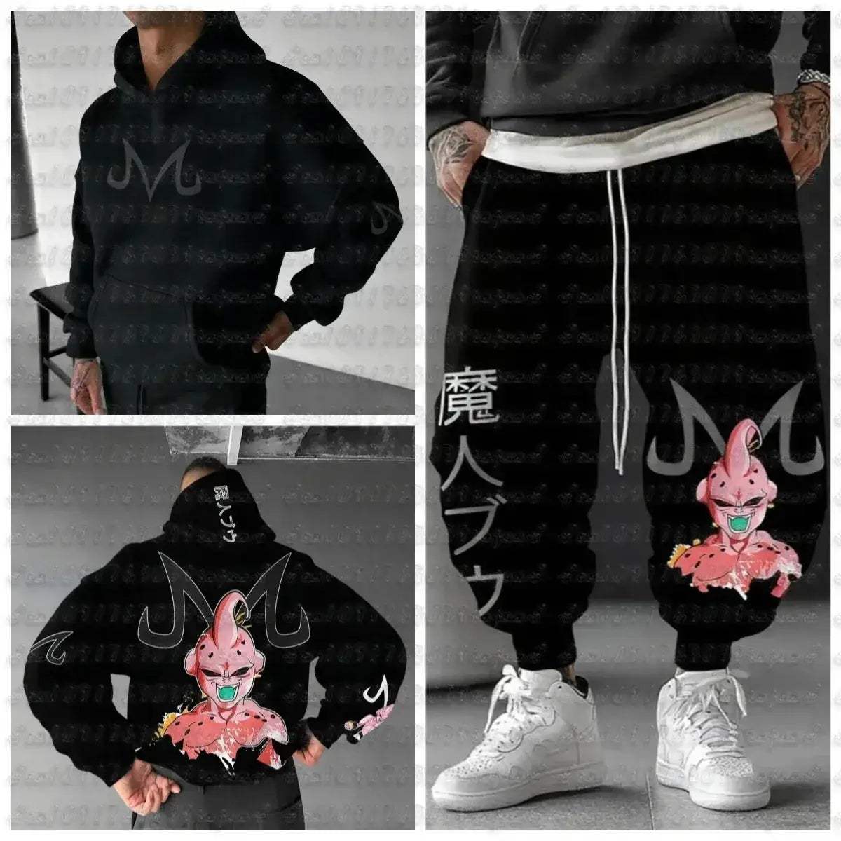 Dragon Ball Majin Buu Jogger Suit For Men Durable Comfort - Image 17