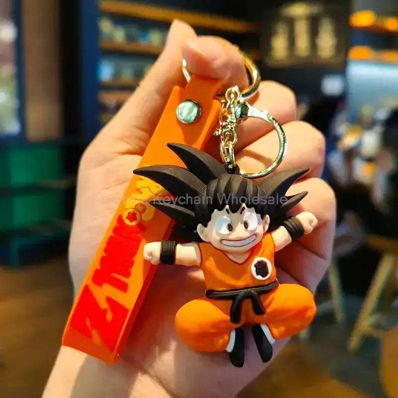 Dragon Ball Z Anime Keychain Super Saiyan Goku Master Roshi Buu Gohan Accessories Car Key Chains - Image 49