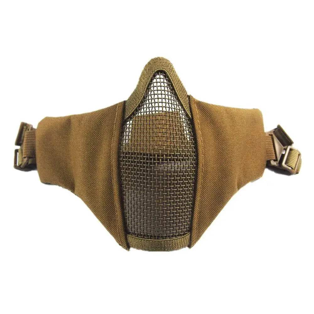 Durable Airsoft Mask Foldable Metal Mesh For CS Wargames - Image 13