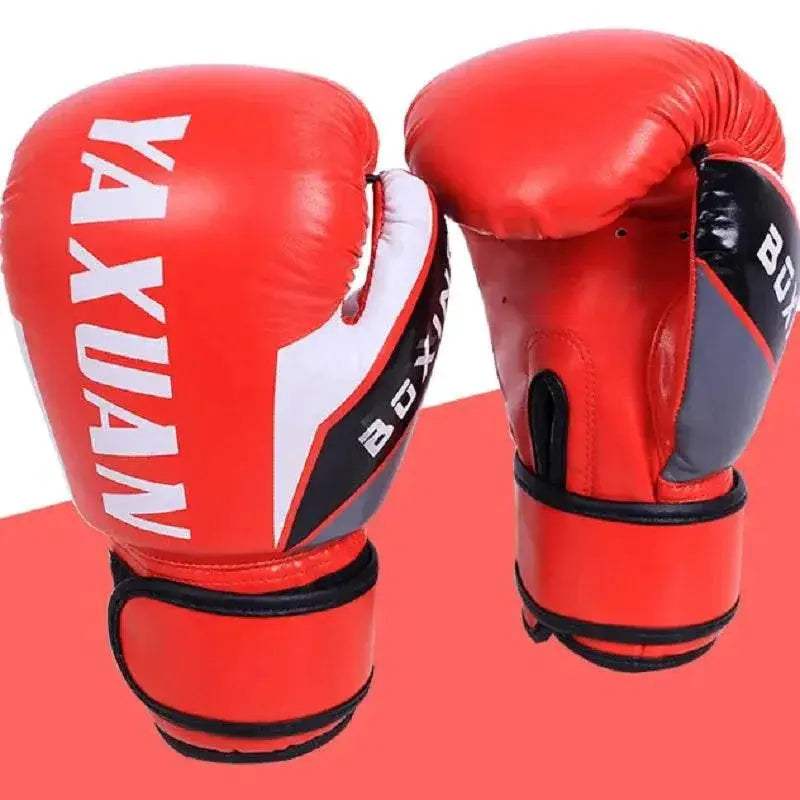 Durable Boxing Gloves Breathable PU Leather For All Ages
