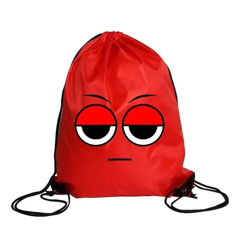 Durable Cartoon Drawstring Backpack With Anime Print For Kids Ages 7 To 13 Unisex School And Gym Bag - Image 14
