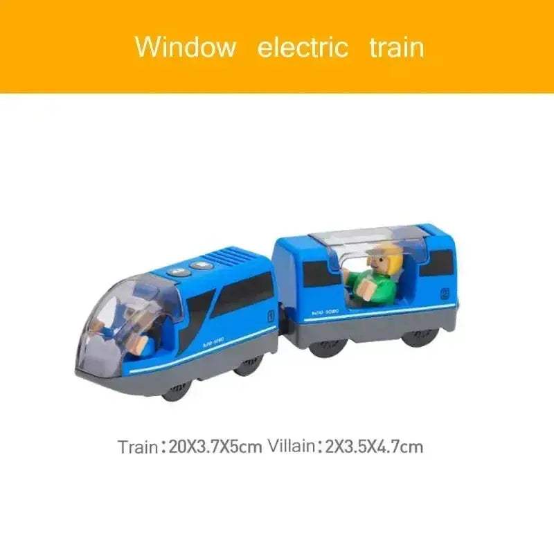 Durable Diecast Locomotive Train Set For Wooden Tracks - Image 29