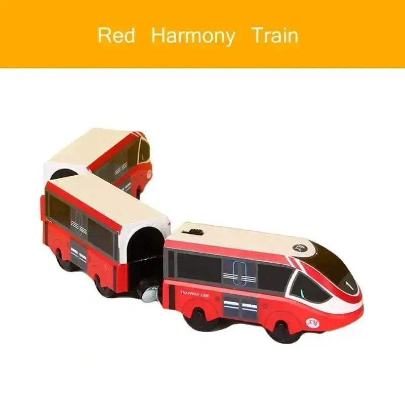 Durable Diecast Locomotive Train Set For Wooden Tracks - Image 36