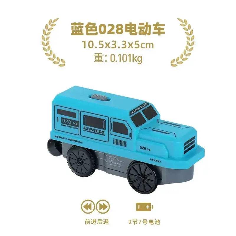 Durable Diecast Locomotive Train Set For Wooden Tracks - Image 6