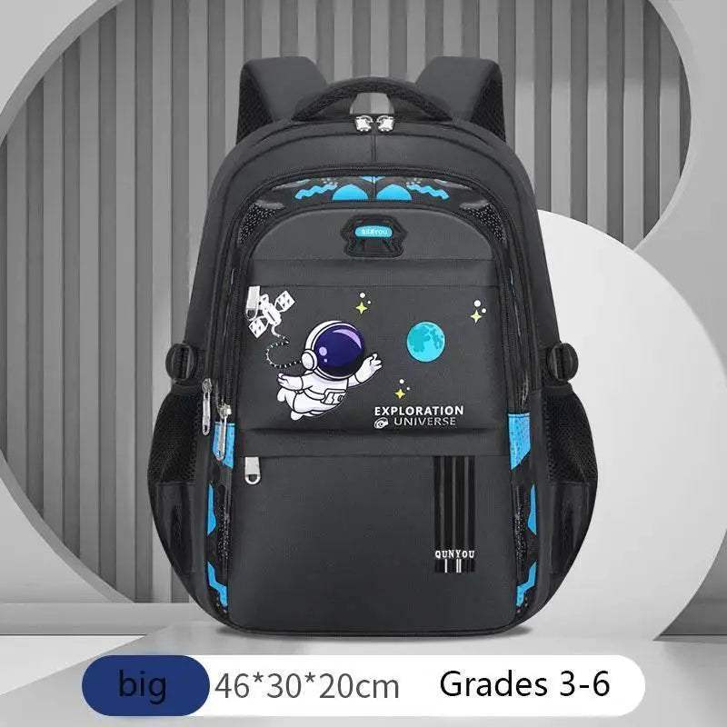 Durable Kids Backpack Astronaut Theme Waterproof Space Explorer For Boys Aged 7 To 13 - Image 11