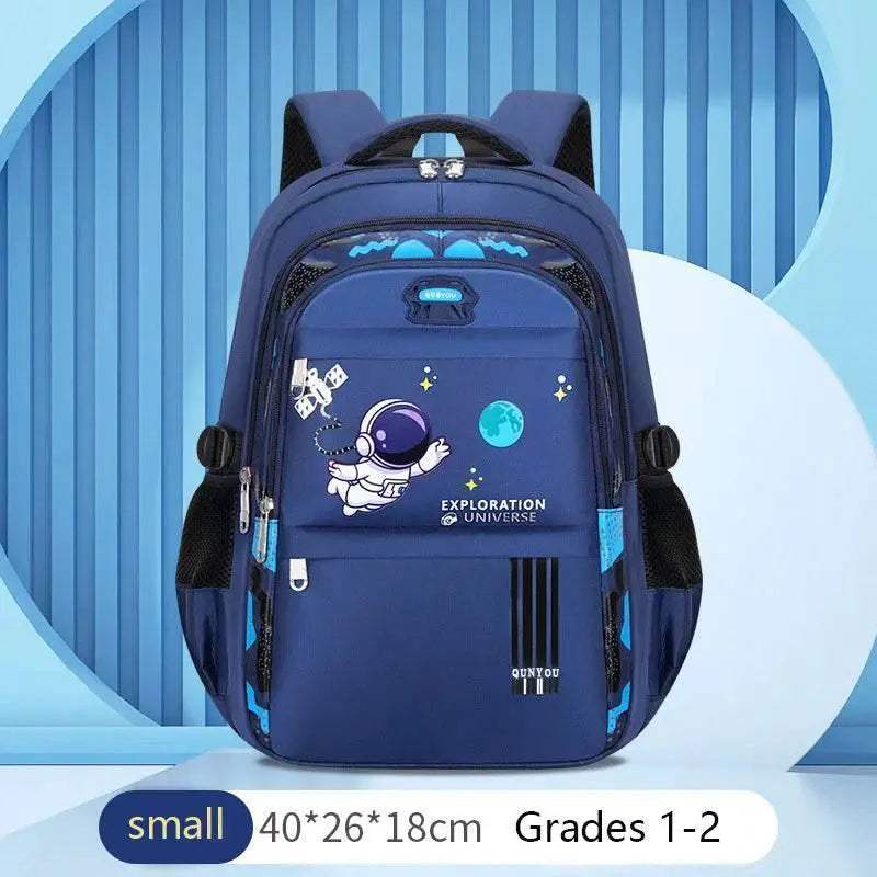 Durable Kids Backpack Astronaut Theme Waterproof Space Explorer For Boys Aged 7 To 13 - Image 7