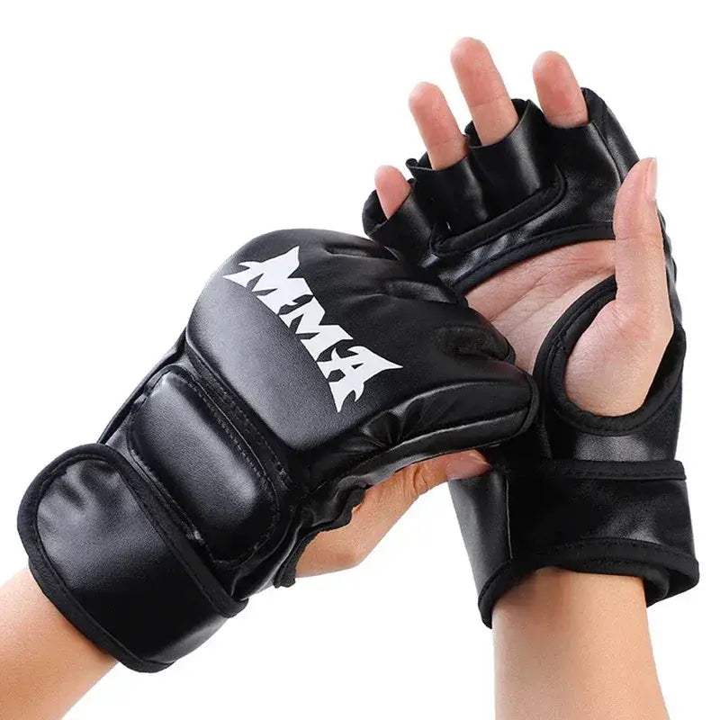 Durable MMA Gloves Sanda Muay Thai Half Finger Unisex - Image 8