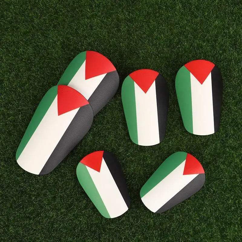 Durable Soccer Shin Guards Palestine Flag Design For All - Image 4
