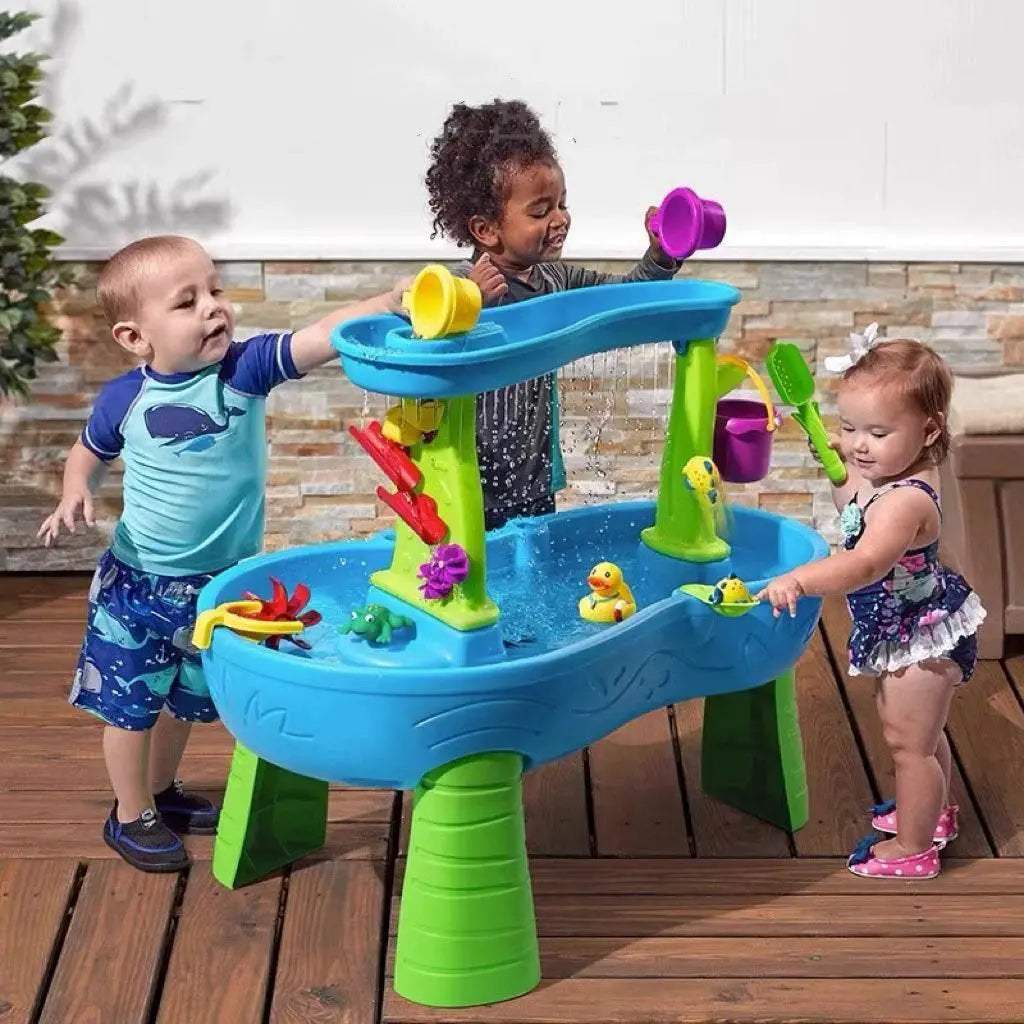 Durable Water Table 2 Tier Rain Showers For Toddlers