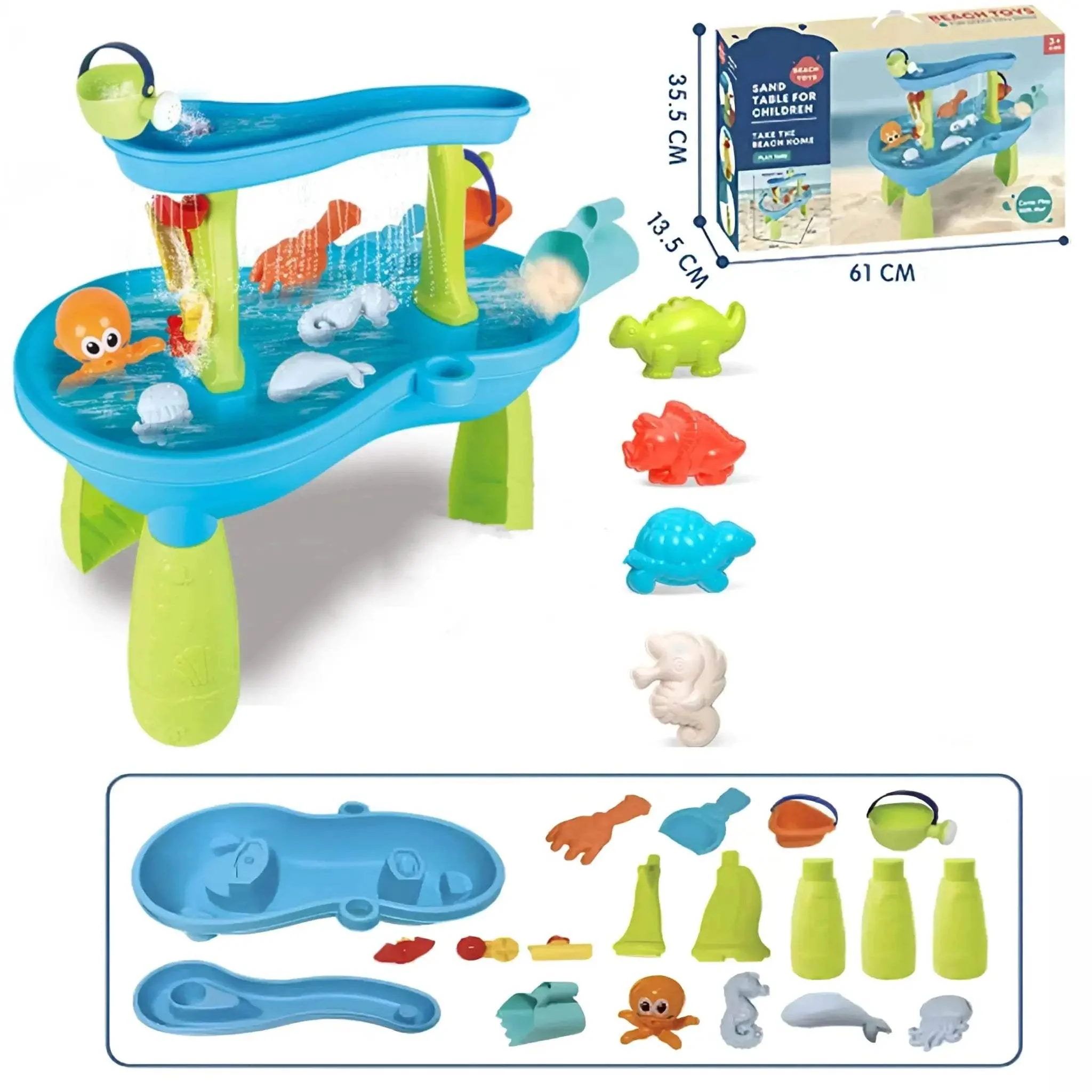 Durable Water Table 2 Tier Rain Showers For Toddlers - Image 6