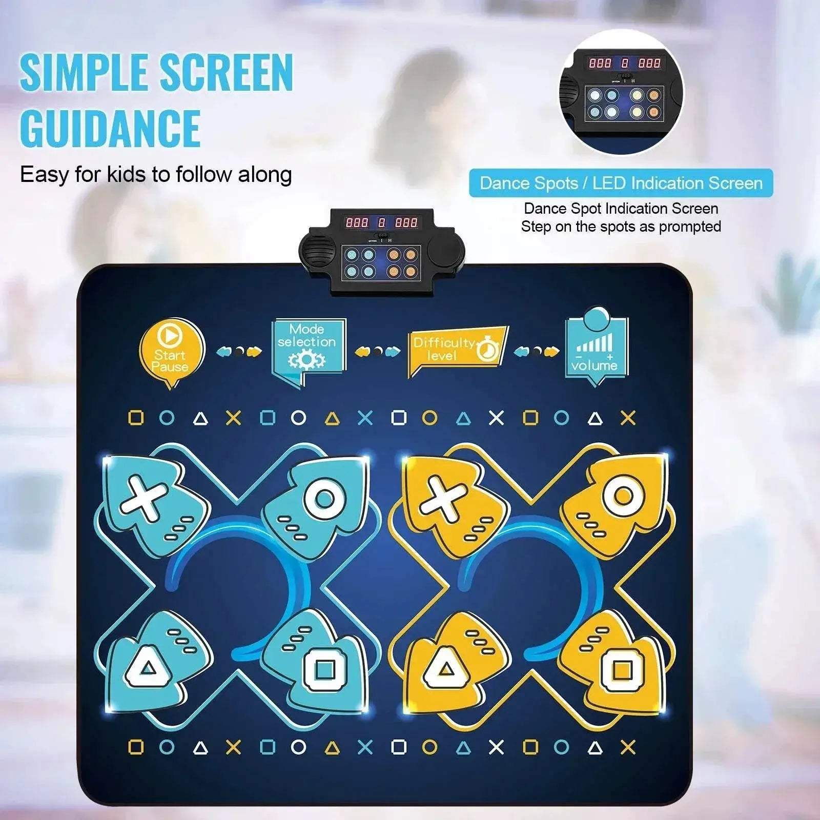 Educational Dance Mat With 8 Button Dual Mode For Kids - Image 3