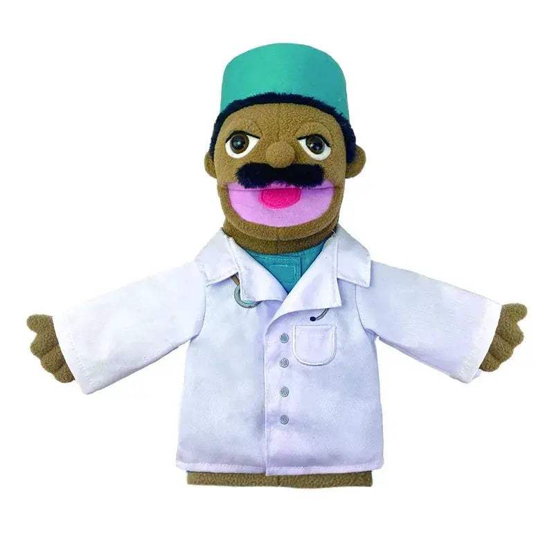 Educational Hand Puppet Set Doctor Police Teacher Plush Toy - Image 10