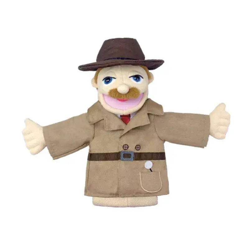 Educational Hand Puppet Set Doctor Police Teacher Plush Toy - Image 18