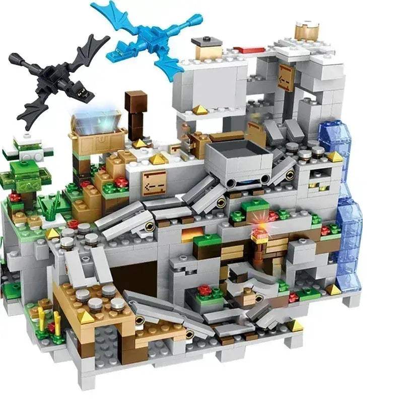 Educational Minecraft Compatible Building Blocks With Elevator And Figures - Image 12