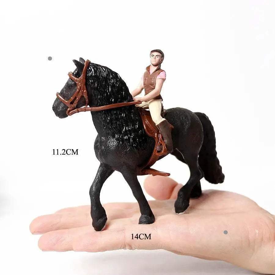 Educational Model Horse Rider Figure With Saddle Gift - Image 23