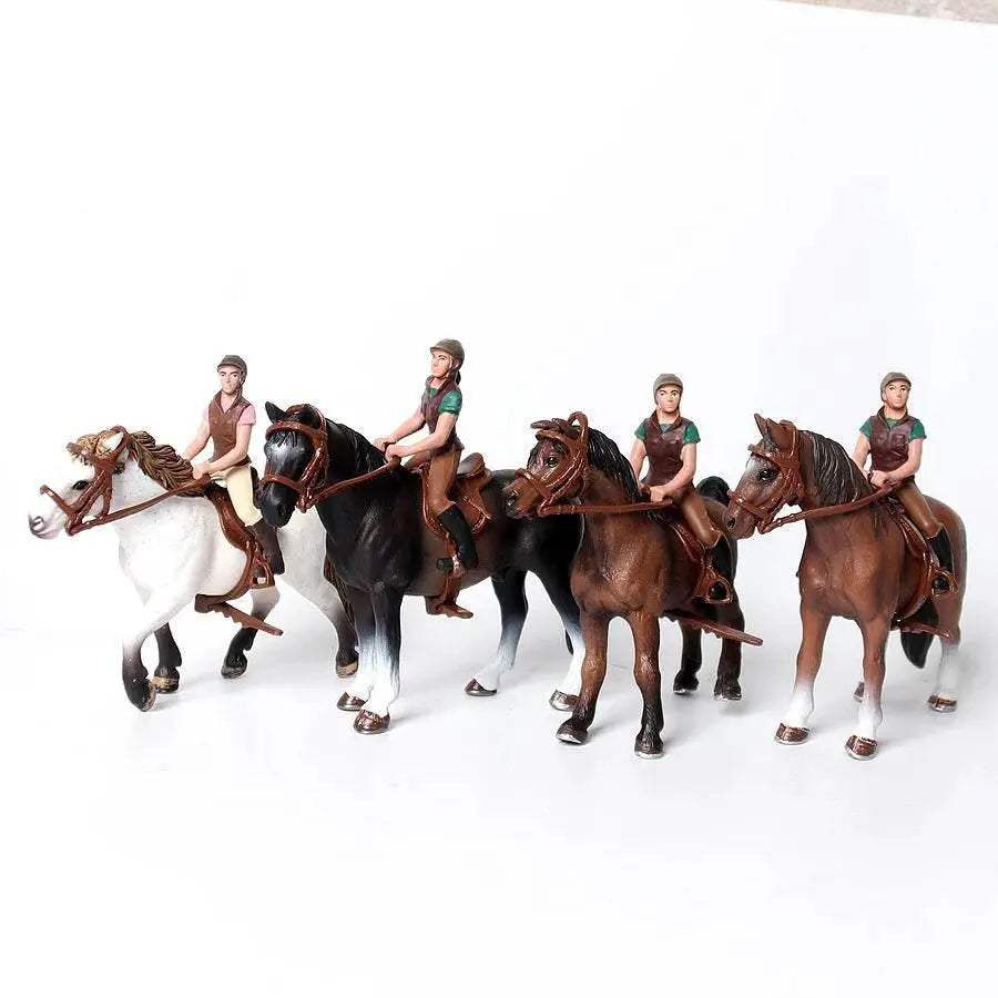 Educational Model Horse Rider Figure With Saddle Gift - Image 5