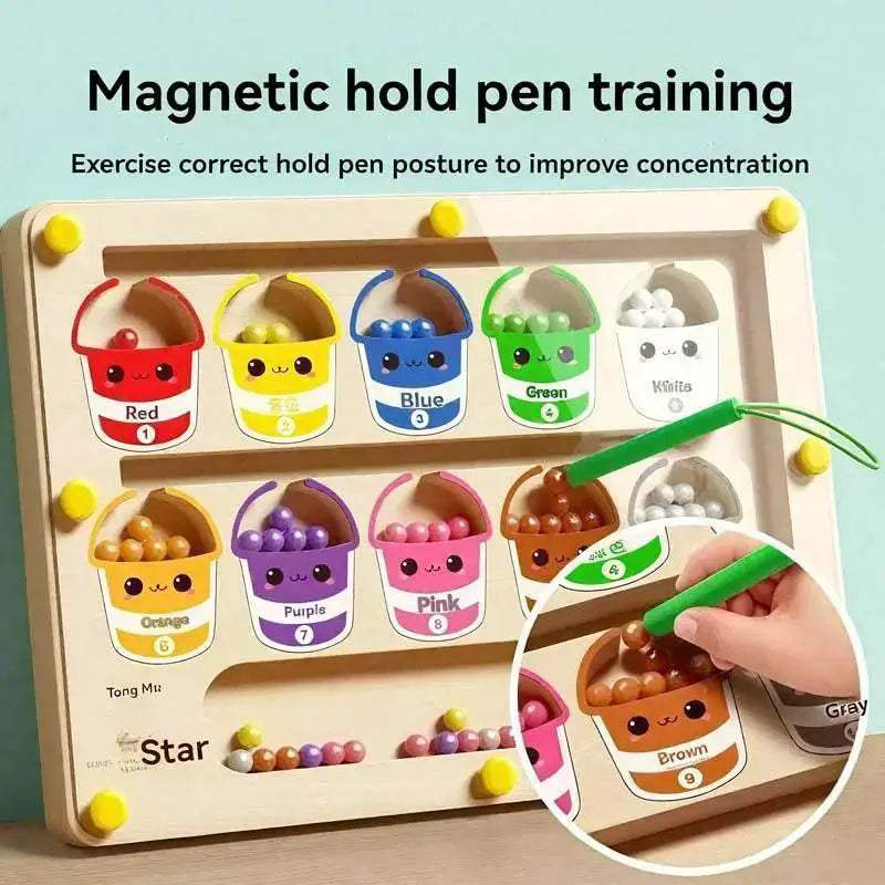 Educational Puzzle Toy Magnetic Maze Ball For 3 4 Year Olds - Image 4