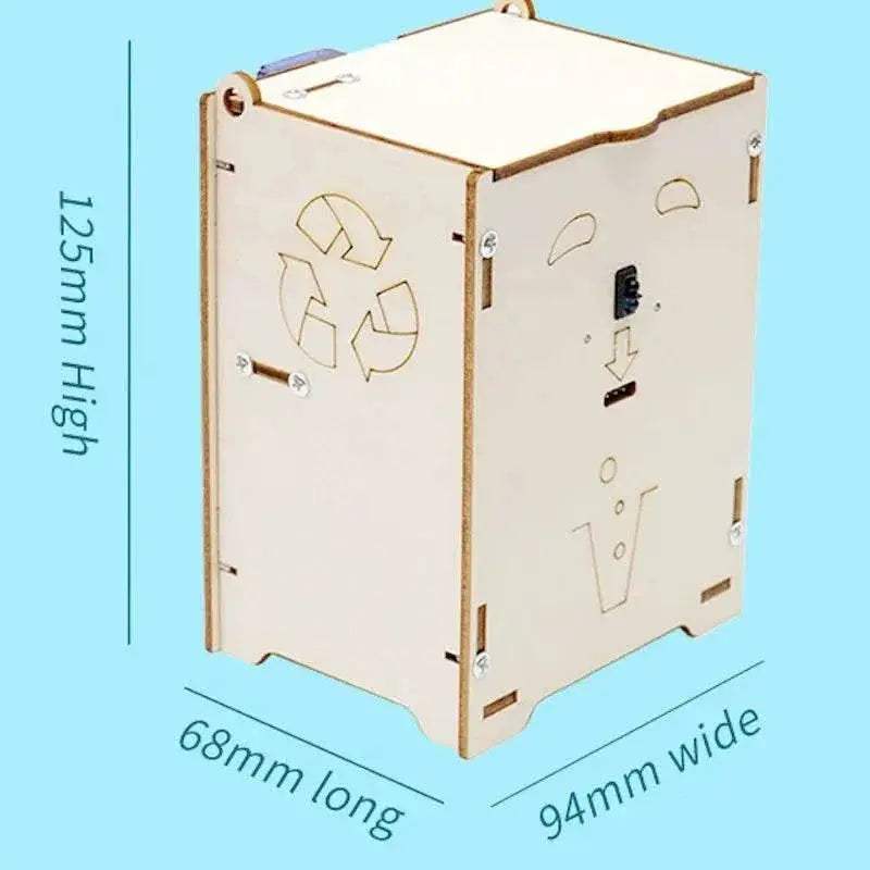 Educational STEM Kit For Kids Automatic Dustbin Home School - Image 4