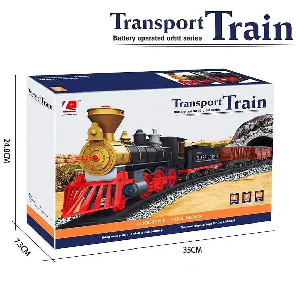 Educational Toy Train Set For Kids Christmas Railway Model - Image 11