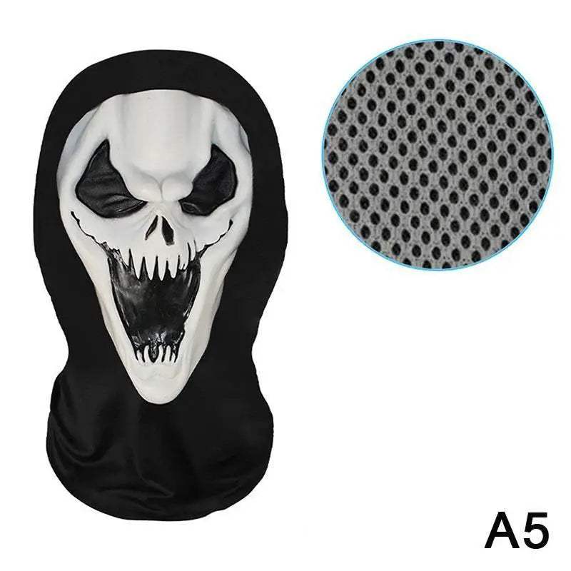 Eerie Mask Ghost White Skull Face For Adults Cosplay - Image 10