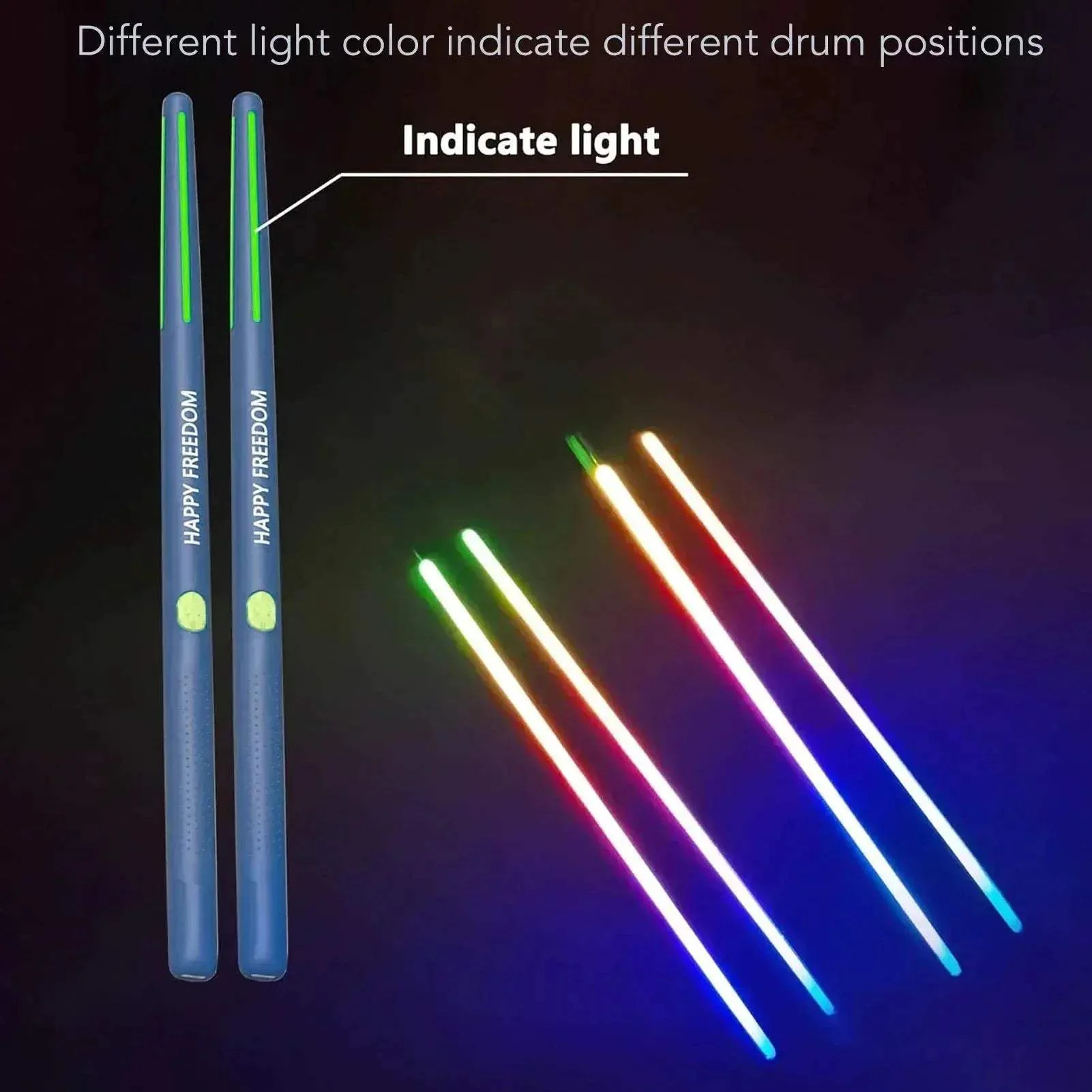 Electric Air Drum Set Bluetooth With 3D Motion Sensing - Image 4