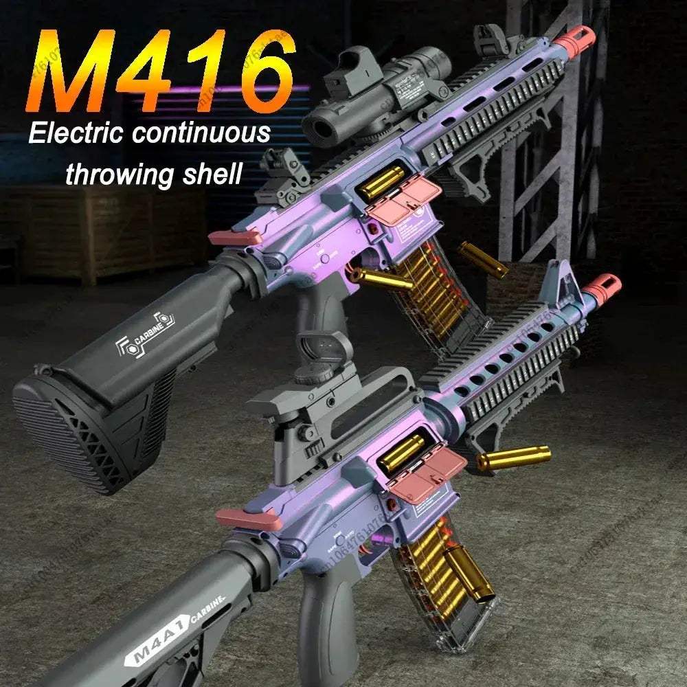 Electric Auto Firing Soft Bullet Toy Rifle M4A1 Pro