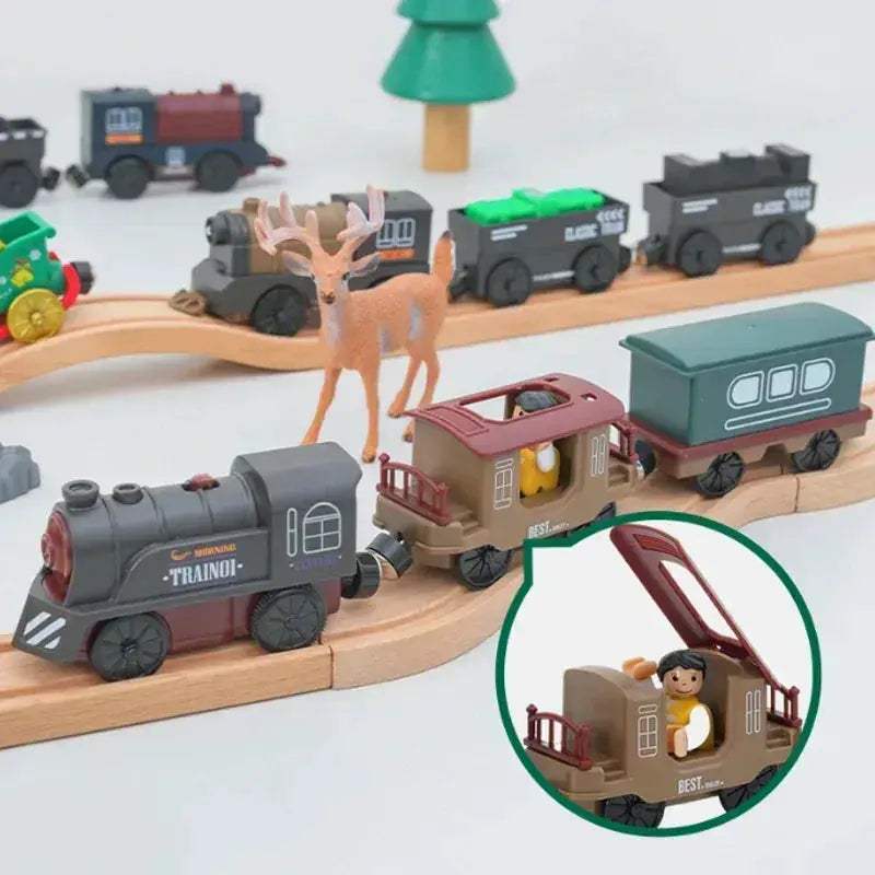 Electric Christmas Train Set for Kids All Brand Compatible - Image 5