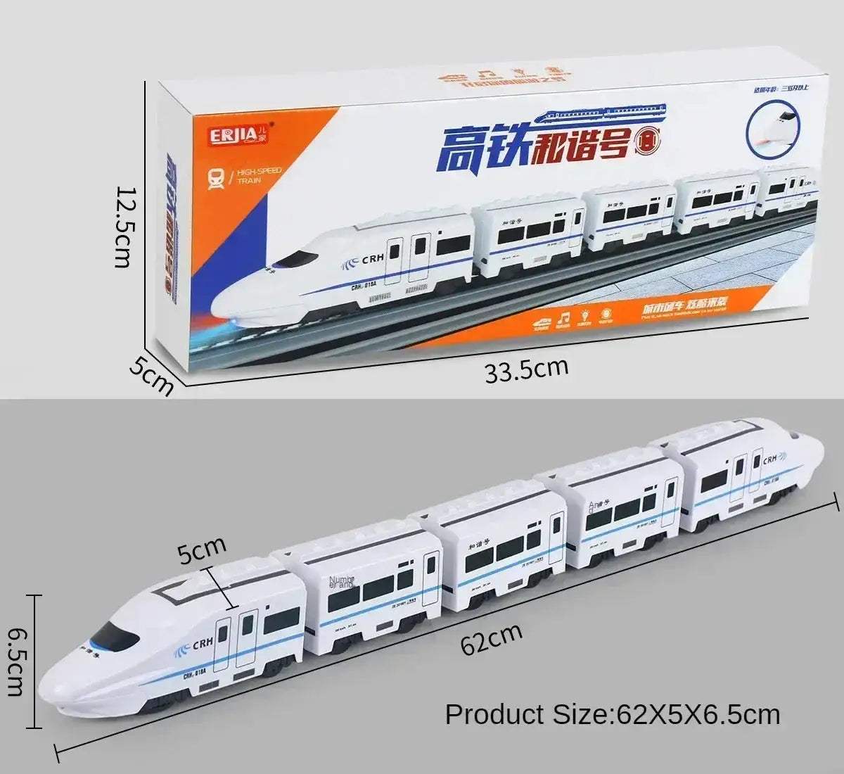Electric Diecast Toy Train With Sound Light And Music