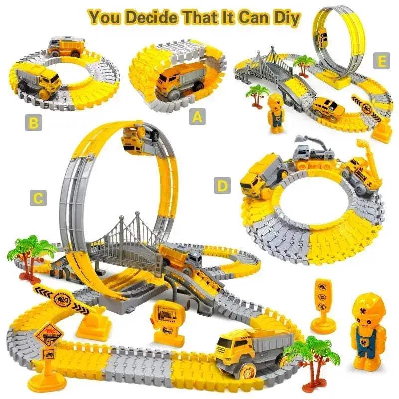 Electric Rail Car Toy With Flexible Track For Kids - Image 2