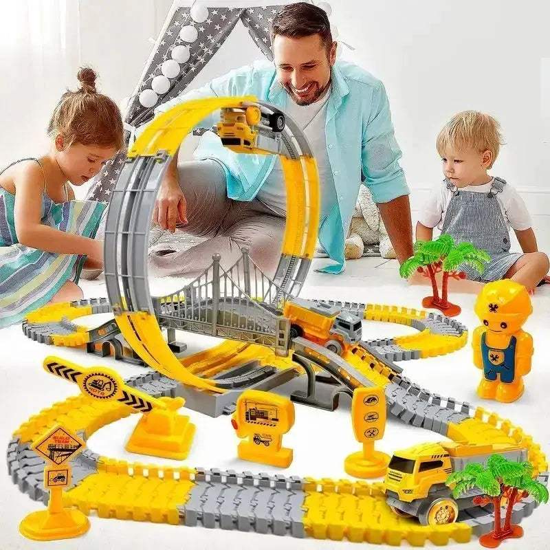 Electric Rail Car Toy With Flexible Track For Kids - Image 6